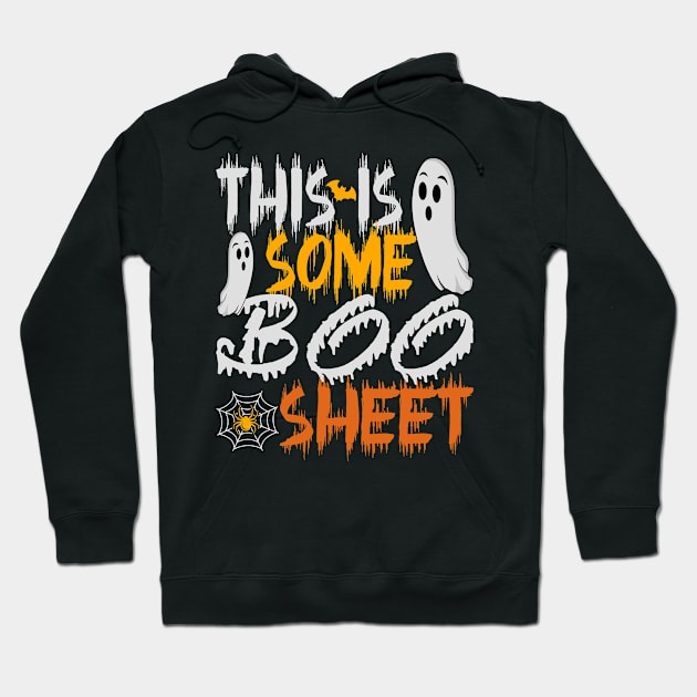 This is Some Boo Sheet funny halloween 2023 Hoodie by Winter Magical Forest